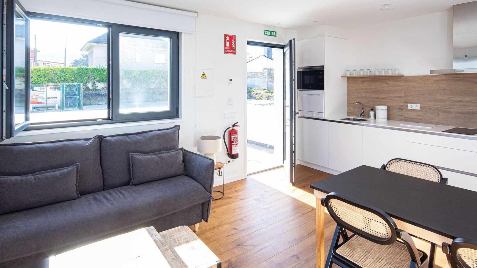 Apartamento Ag Casa Arnados 1ª Linea De Playa Razo Con Jardi Habitación foto